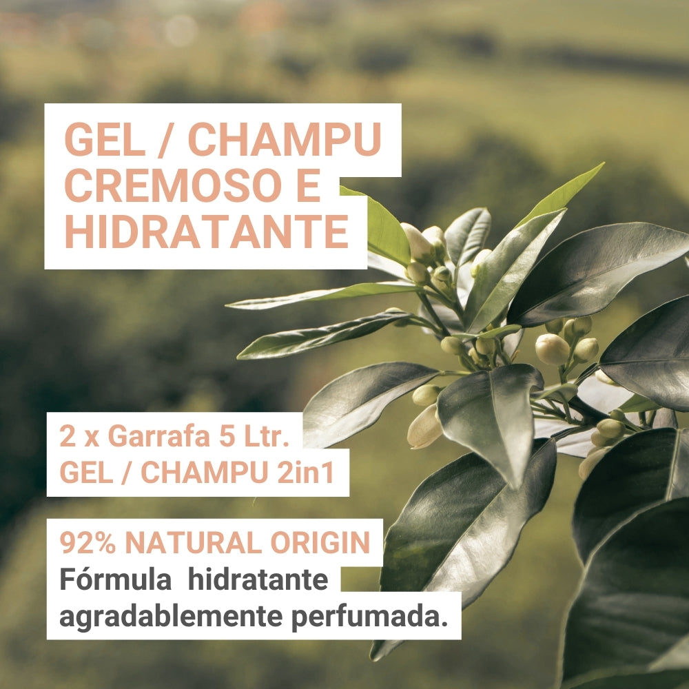 Gel/Champú 2in1 AZAHAR 2x5L