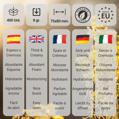 Gel/Champú 2in1 GOLD 400u.