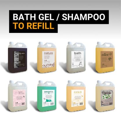 Gel/Champú 2in1 BLACK Line 2x5L