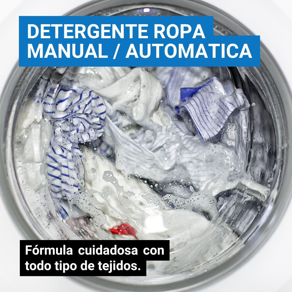 Detergente Ropa 150u. - 25ml.