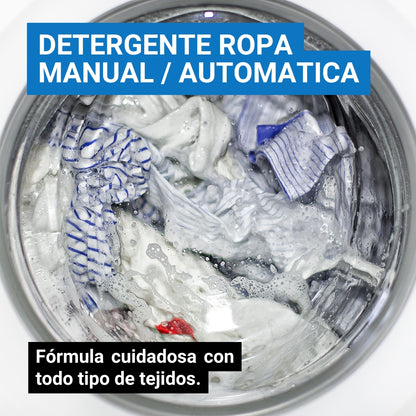 Detergente Ropa 150u. - 25ml.
